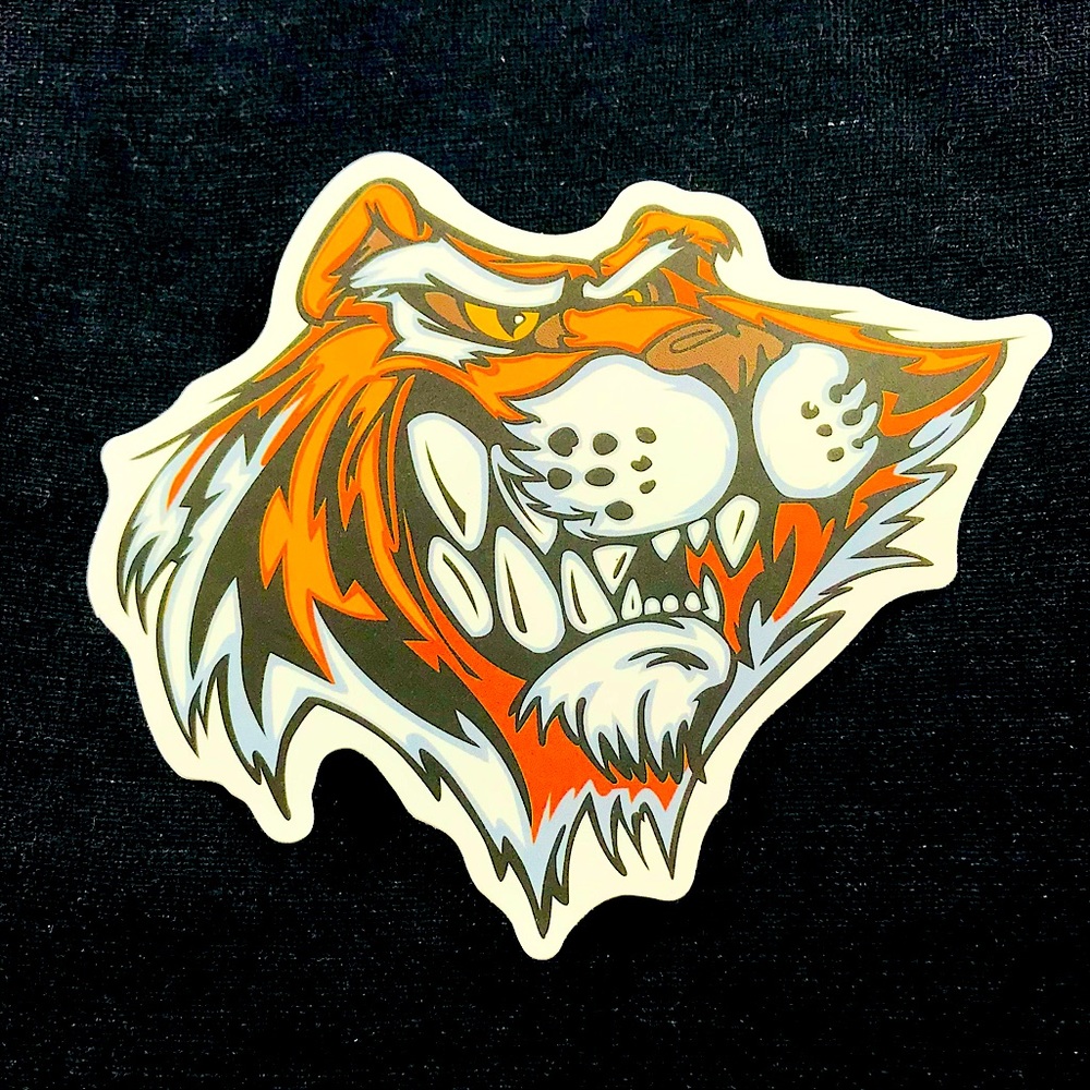 Tiger Single Decor Accent Waterproof Sticker